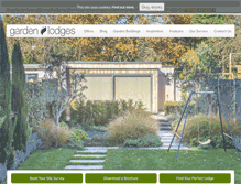 Tablet Screenshot of gardenlodges.co.uk